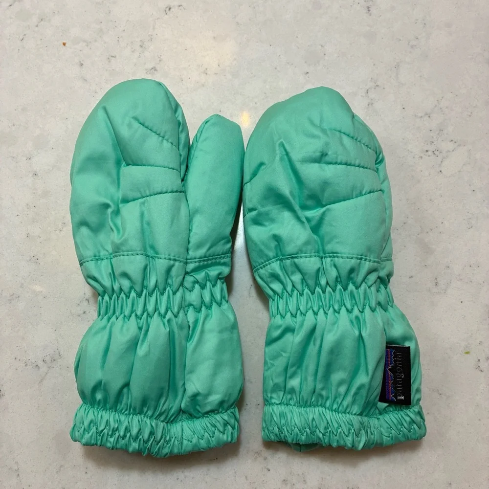 Patagonia Baby Puff Mittens Vjosa Green